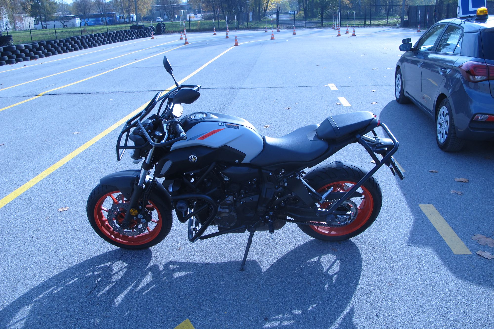 Ten egzamin został oblany. Motocyklista z obrażeniami trafił do szpitala