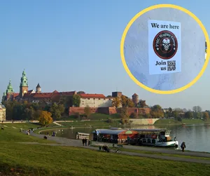 W Krakowie pojawił się niepokojący plakat. Policja już działa