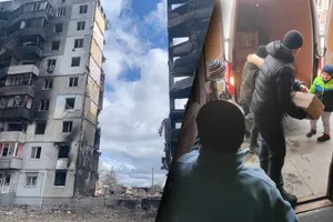 „Ja się tam po prostu rozpłakałem”. Niosą pomoc potrzebującym na Ukrainie od początku wojny