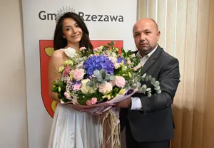 Julia Czesak z Rzezawy I Wicemiss Polski 2025. Dostała gratulacje od wójta