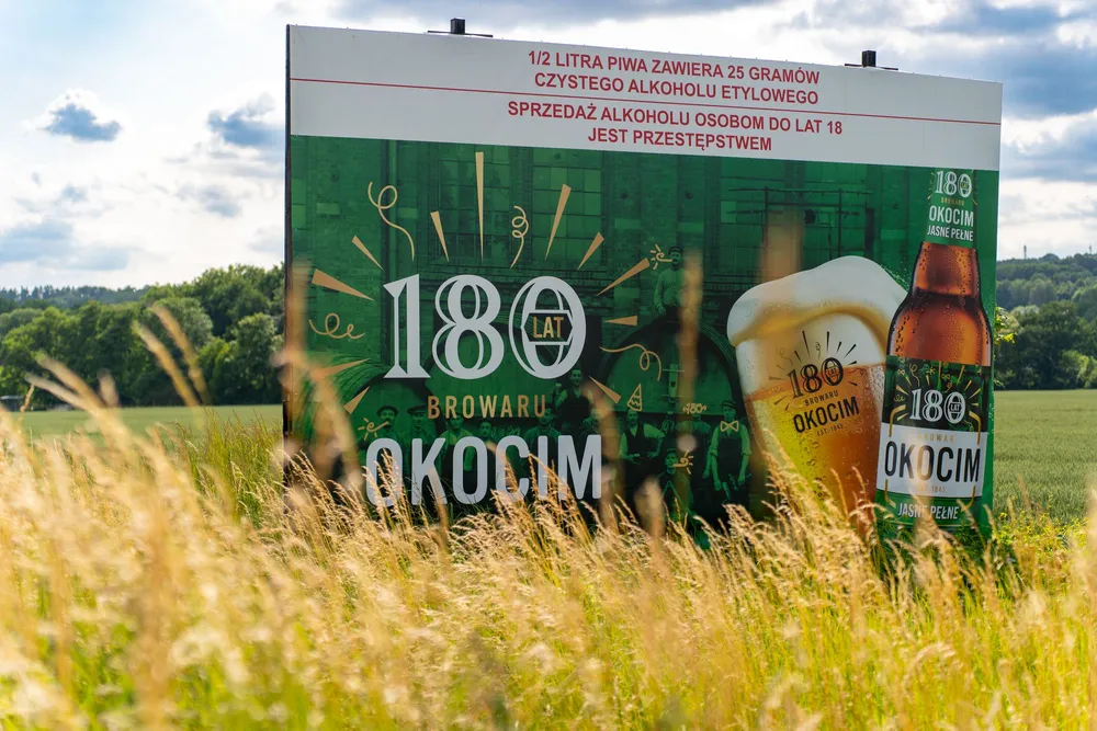 Megabordy na ulicach wjazdowych do Brzeska