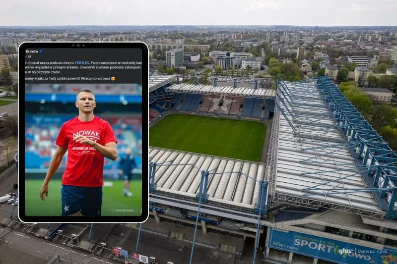 Kluczowy piłkarz Wisły Kraków wypada na pół roku. Przejdzie operację