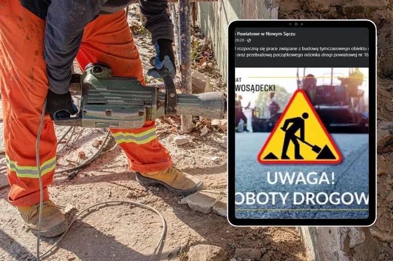 Początek prac w powiecie nowosądeckim. Będą zmiany w organizacji ruchu