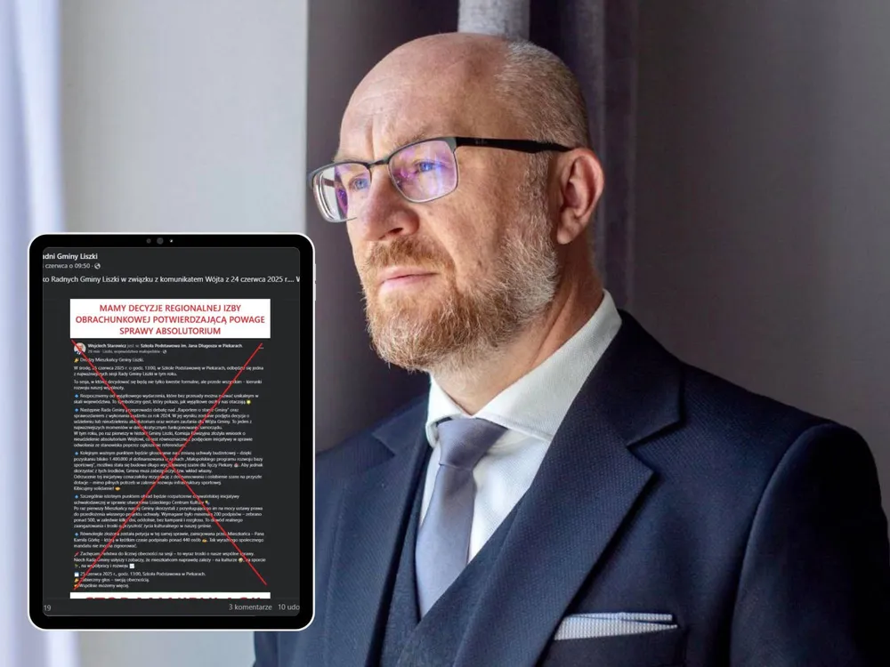 Wójt Liszek bez absolutorium i votum zaufania. "Nie padły żadne merytoryczne argumenty"