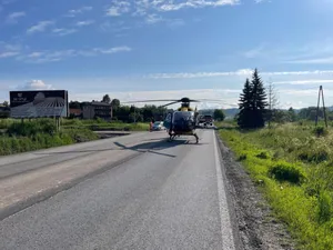 Dramatyczna akcja ratunkowa w Małopolsce. Pracownik potrącony podczas robót drogowych