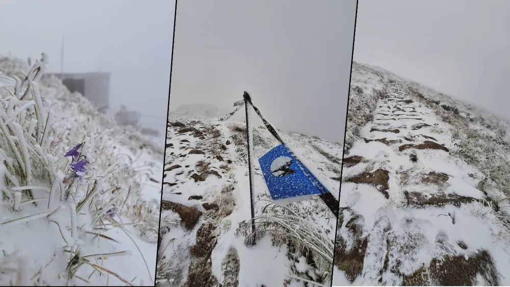 Sierpniowy śnieg w Tatrach – pierwszy w tym sezonie, ale to nic niezwykłego