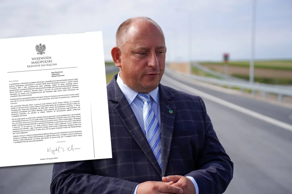 Wojewoda Małopolski reaguje na słowa ks. Janusza Czajki. Apel do biskupa