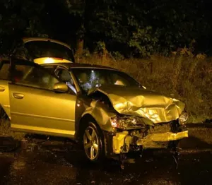 Nocny wypadek w Małopolsce. Jedna osoba poszkodowana