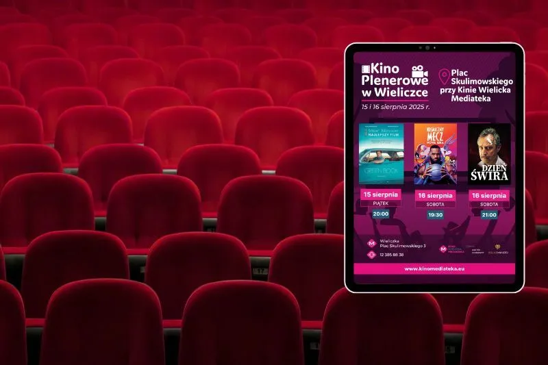 Kino plenerowe w Wieliczce. Oscary, kreskówki i polska satyra