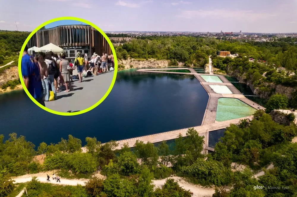 Zakrzówek oblężony w długi weekend. W kolejce setki osób. „Lato w Polsce ma smak kolejek”