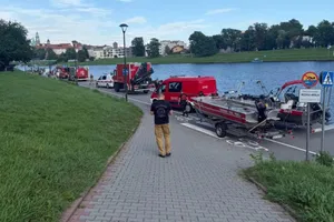 Tragiczny finał poszukiwań w Krakowie. W Wiśle zostało znalezione ciało