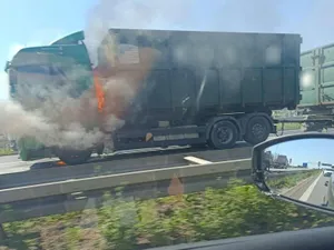 Pożar ciężarówki na A4 pod Krakowem. Autostrada w stronę Rzeszowa zablokowana