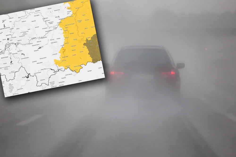 IMGW: w nocy gęsta mgła, widzialność nawet do 100 m. Wydano ostrzeżenia