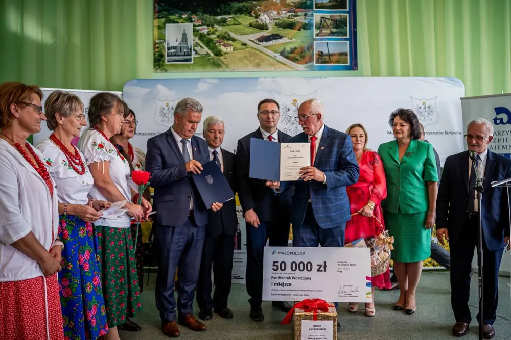 Najlepszy sołtys pochodzi spod Krakowa. Wynik ogłoszono pod Gorlicami