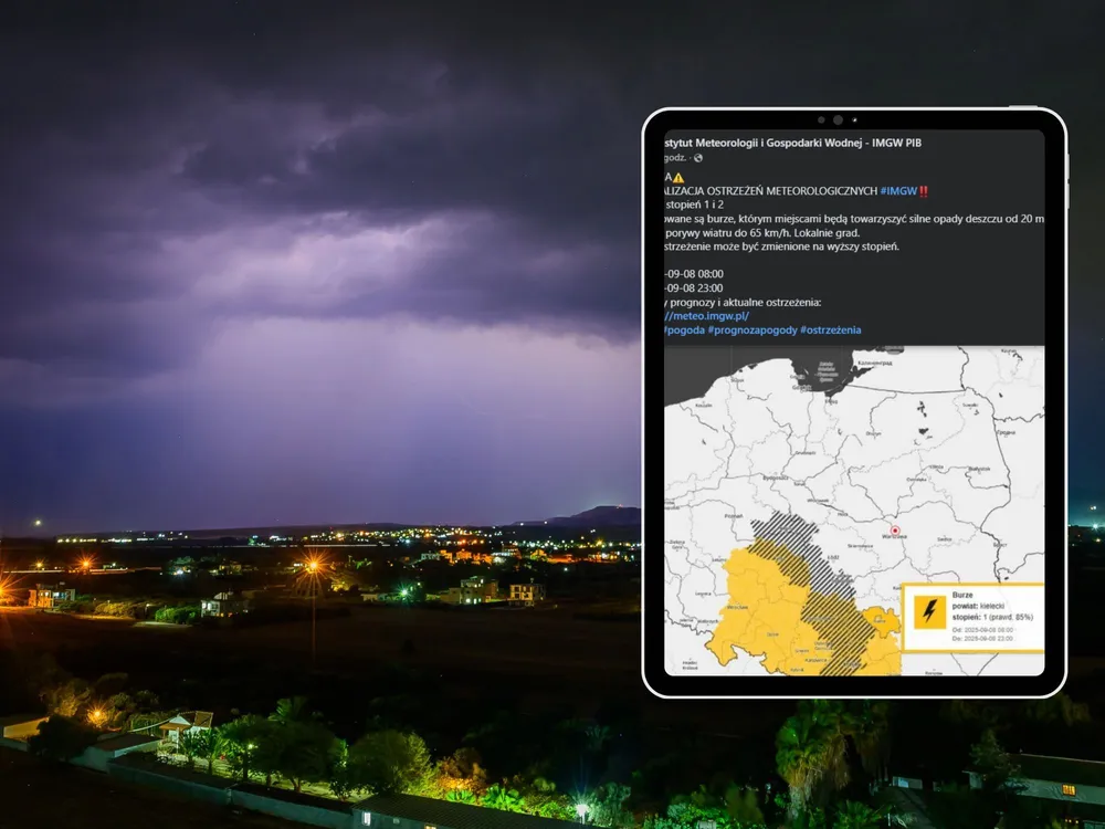 Przed nami pogodowy Armagedon. IMGW ostrzega dziś Małopolskę