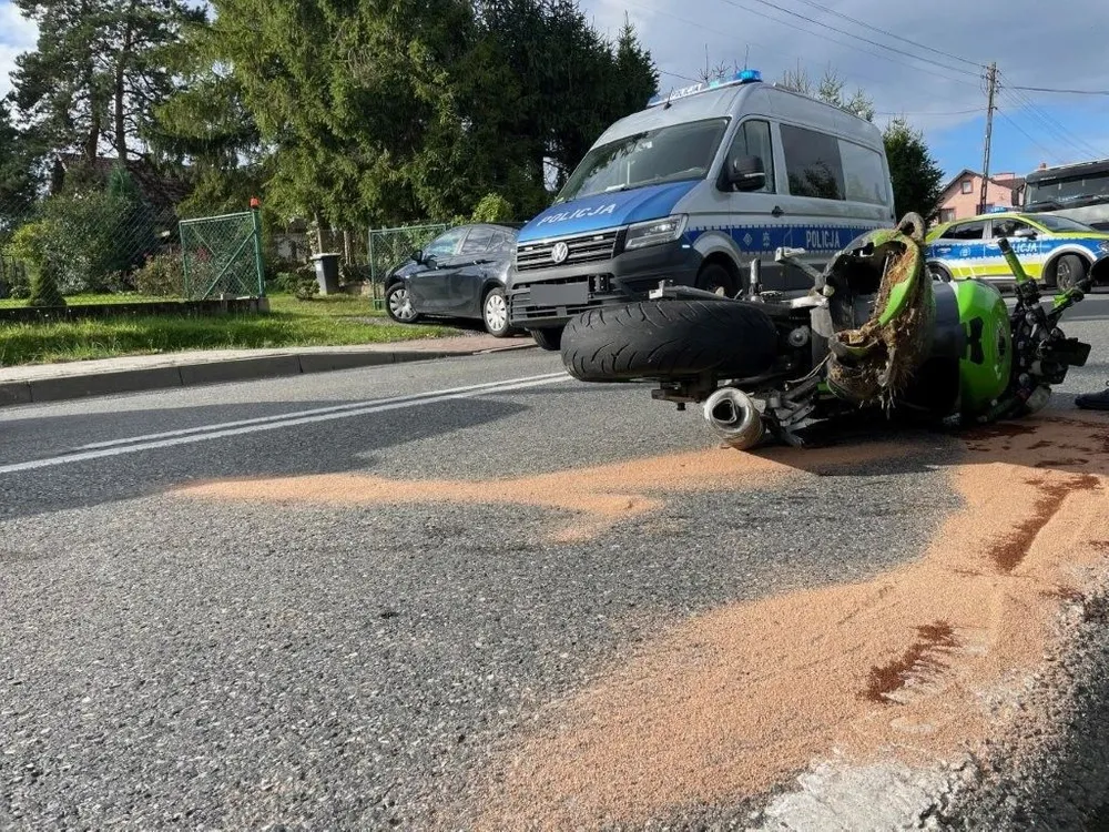 Koszmarny wypadek w Małopolsce. Nie żyje młody motocyklista
