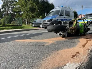 Koszmarny wypadek w Małopolsce. Nie żyje młody motocyklista
