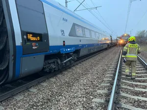 Poważne zdarzenie pod Krakowem. Młody mężczyzna potrącony przez Pendolino
