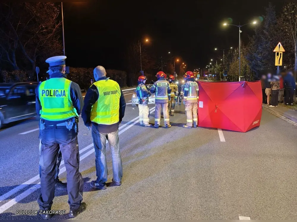 Koszmarne potrącenie w centrum Zakopanego. Młody mężczyzna walczy o życie