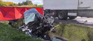Koszmarny wypadek w Małopolsce. Kierowca nie miał szans na przeżycie