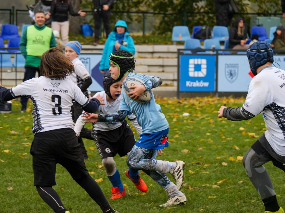Kraków oszalał na punkcie rugby. 300 dzieci i 75 meczów na nowych obiektach Juvenii!