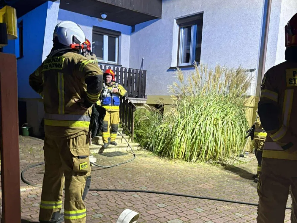 Pożar domu rodzinnego w Skawinie. Spłonęła kuchnia