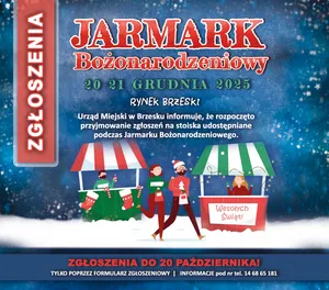 Zapraszamy wystawców do udziału w jarmarku bożonarodzeniowym - zgłoszenia do 20 października