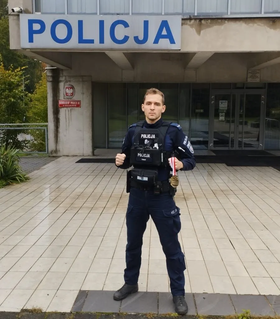 Złoto dla krakowskiego policjanta! Sierż. Mateusz Towarnicki mistrzem Polski