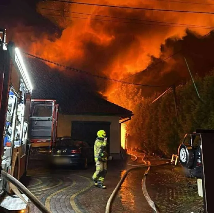 Wielka akcja strażaków w Małopolsce. Mieszkańców obudził przerażający ogień [FOTO]