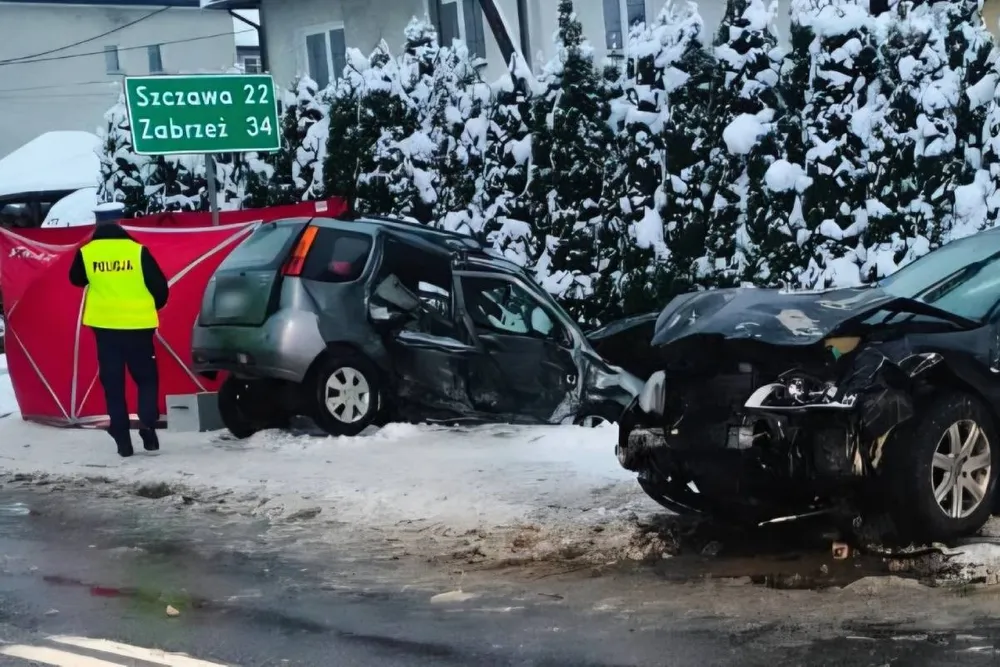 Tragiczny wypadek pod Mszaną Dolną. Kobieta zginęła na miejscu