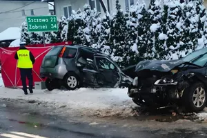 Tragiczny wypadek pod Mszaną Dolną. Kobieta zginęła na miejscu