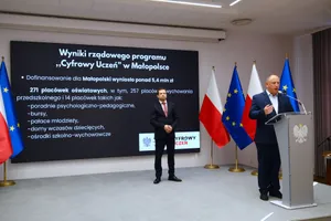 5,4 mln zł na „Cyfrowego Ucznia” w Małopolsce. Sprzęt, oprogramowanie i internet w 271 placówkach