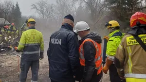Pożar gazociągu w Krakowie. Policja dementuje plotki