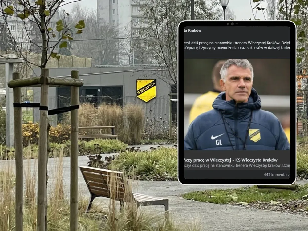 Absurd w Wieczystej Kraków. Klub zwolnił trenera po... trzech meczach