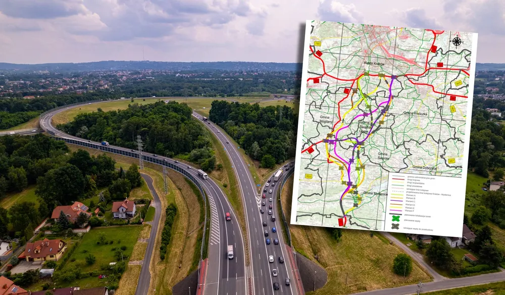 [WIDEO] Sześć wariantów S7 z Krakowa do Myślenic. GDDKiA odkrywa karty