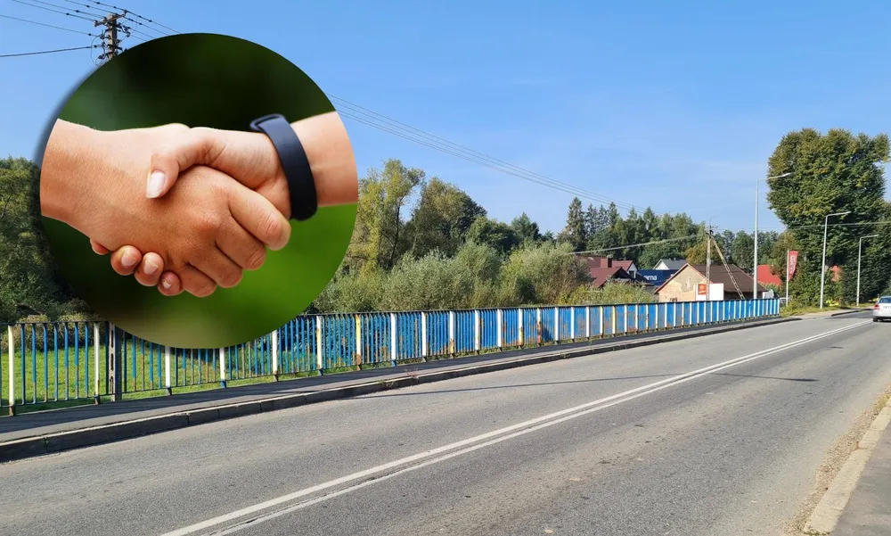 „Most łączący ludzi”… aż za bardzo. Nowy Sącz ochrzcił przeprawę nad Łubinką, a potem… musiał się tłumaczyć