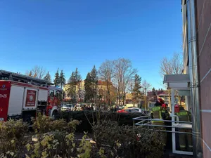 Pożar w serwerowni Powiatowego Urzędu Pracy. Ewakuowano 63 osoby