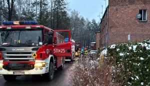 Ogromna tragedia koło Oświęcimia. Strażacy odkryli zwęglone ciało