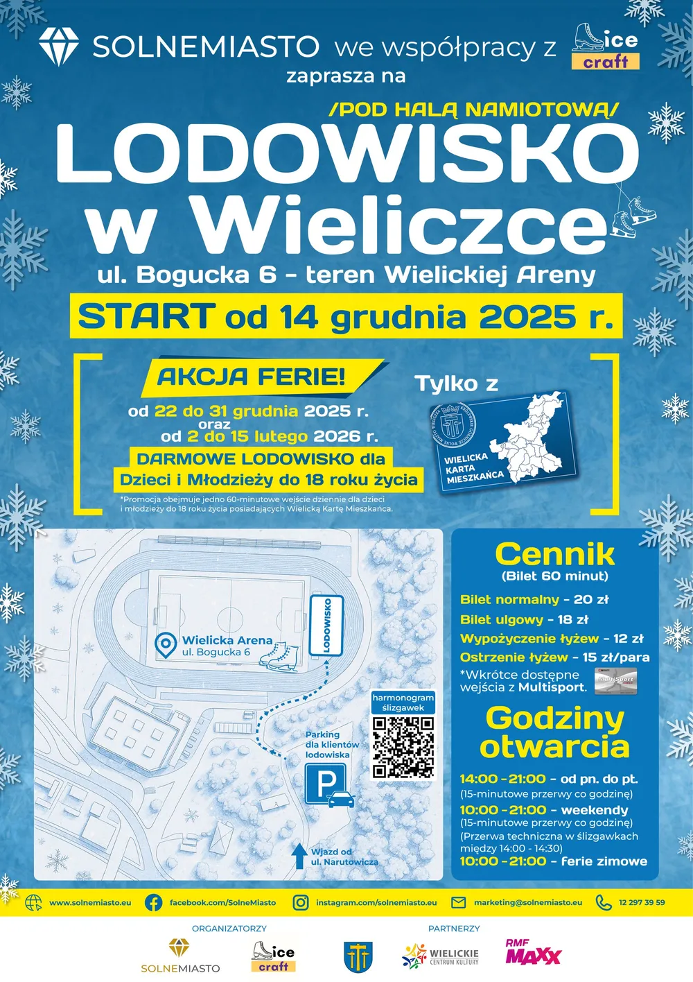 Już w niedzielę rusza Lodowisko w Wieliczce!