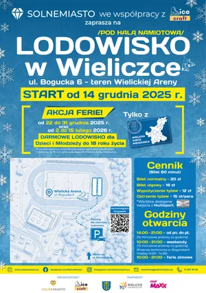 Już w niedzielę rusza Lodowisko w Wieliczce!