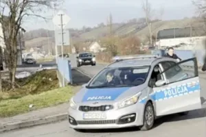 Policja opublikowała filmik z postrzelenia mężczyzny w Myślenicach [WIDEO]