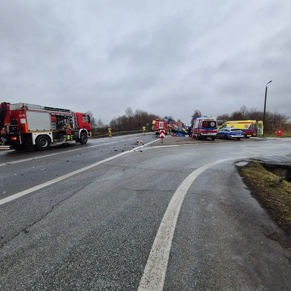 Poważny wypadek w Małopolsce. 4 osoby ranne, w tym dziecko