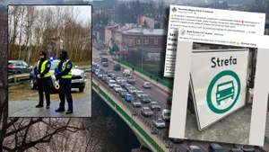 Pierwszy tydzień SCT w Krakowie: kradzieże znaków, kontrole i zapowiadane protesty