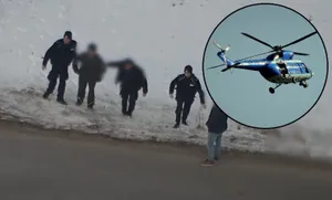 [WIDEO] Kamera termowizyjna w śmigłowcu uratowała 80-latka. Sześć minut i był namierzony