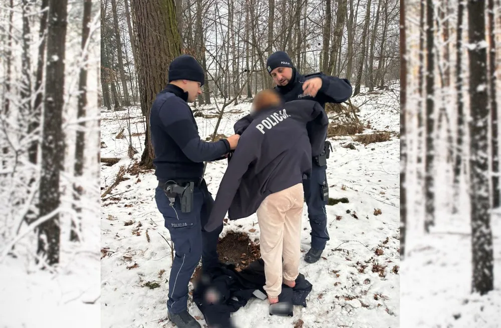 Boso na śniegu i tylko w koszulce. Policjanci uratowali 12-latkę przed wychłodzeniem