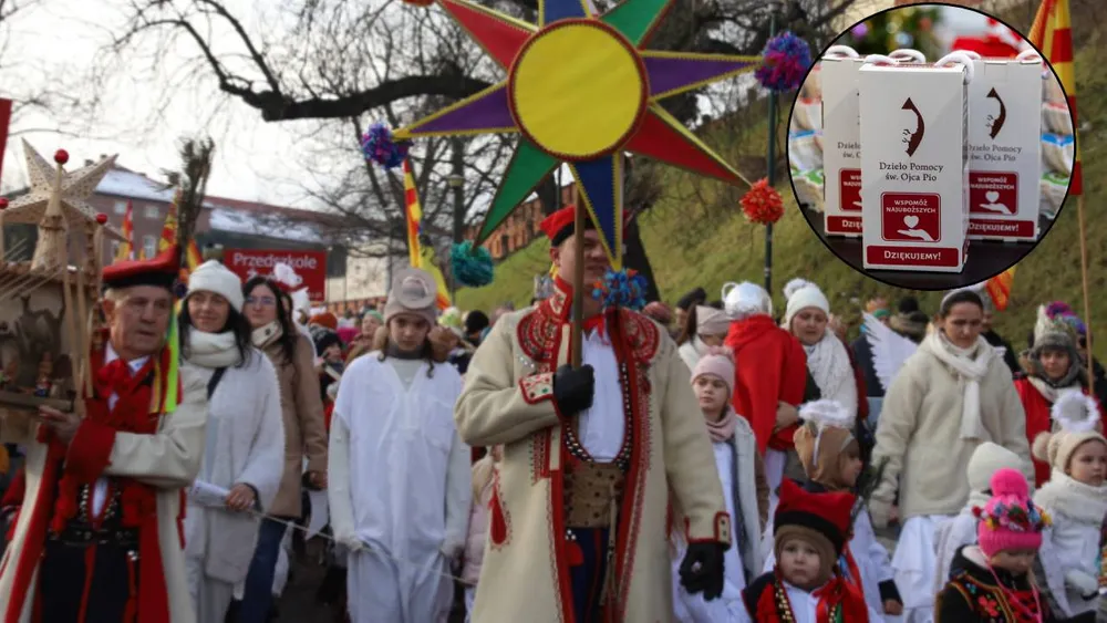 Orszak Trzech Króli i wspólne kolędowanie. Świąteczne wydarzenia w centrum Krakowa