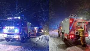 Nocny pożar w Grzechyni. W akcji 16 zastępów