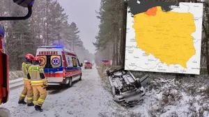 Cała Polska „na żółto”. W Małopolsce oblodzenia i zamiecie – IMGW ostrzega