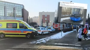 Zderzenie tramwajów w Krakowie. Są poszkodowani