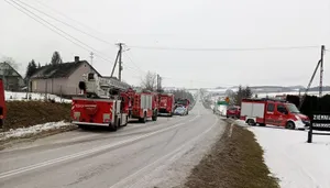 Tragiczny pożar w Małopolsce. Nie żyje starszy mężczyzna